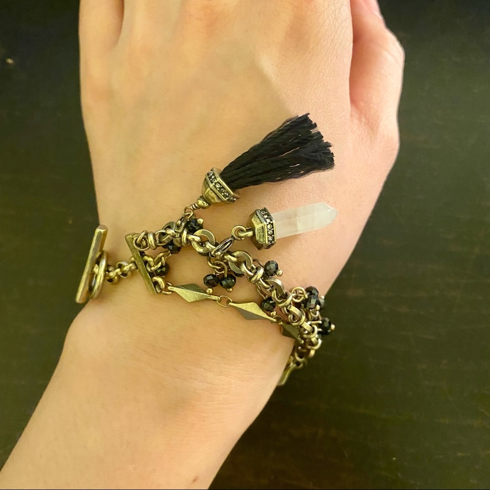 Chloe + Isabel bracelet with tassle